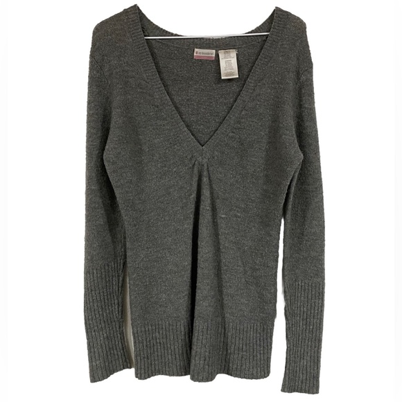 No Boundaries Long Sleeve Juniors XL Stretch Sweater Gray - Picture 1 of 7